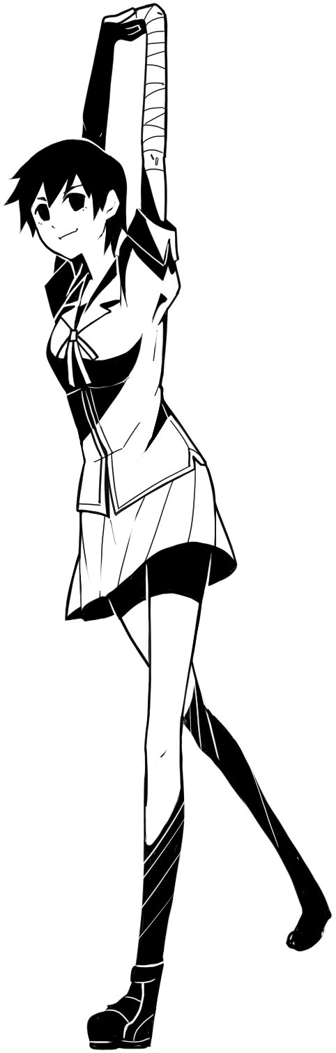 kanbaru suruga (monogatari and 1 more) drawn by wibubox