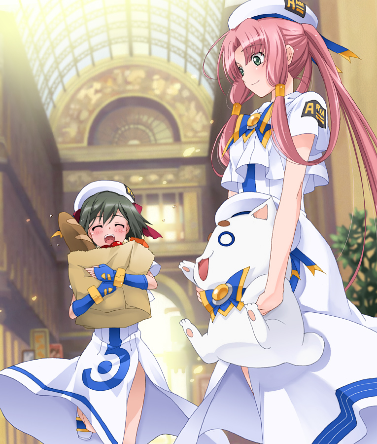 mizunashi akari, aria pokoteng, and aino ai (aria) drawn by saipaco