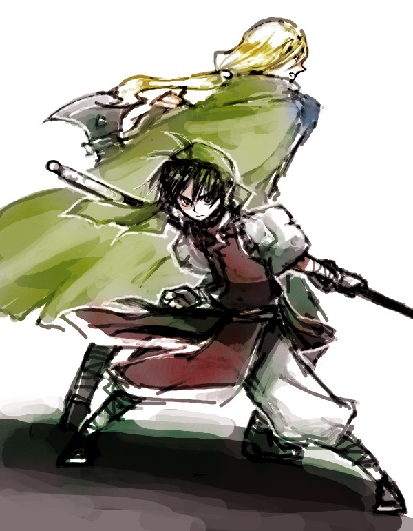 tir mcdohl and gremio (gensou suikoden and 1 more) drawn by yoshida_sei