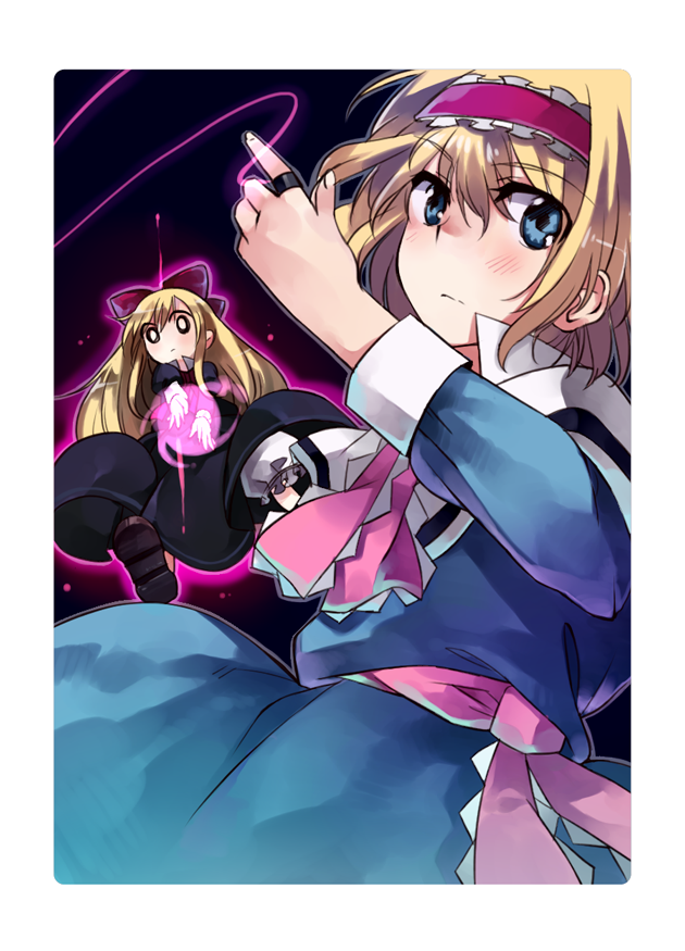 alice margatroid and shanghai doll (touhou) drawn by kimino_tomonari