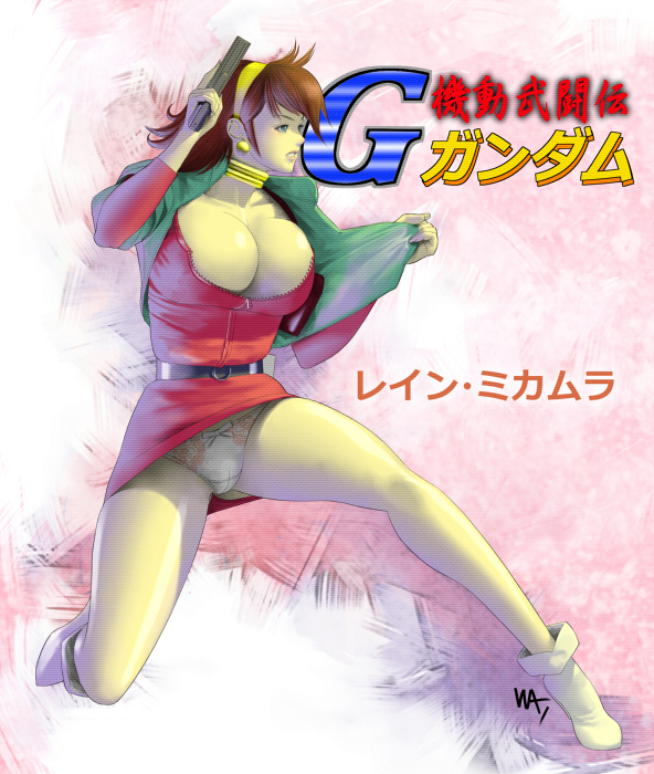 rain mikamura (gundam and 1 more) drawn by wakino_keibun