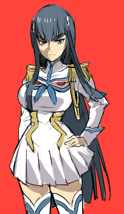 kiryuuin satsuki and junketsu (kill la kill) drawn by coin_rand