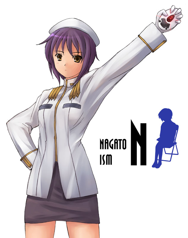 nagato yuki (suzumiya haruhi no yuuutsu and 1 more) drawn by genshi