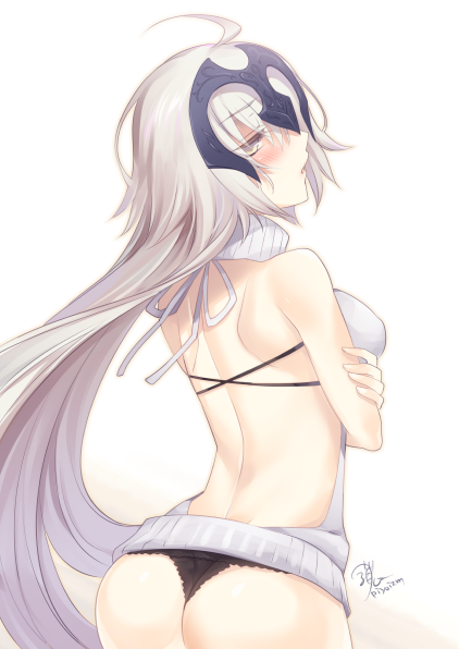 jeanne d'arc alter (fate and 1 more) drawn by sanom
