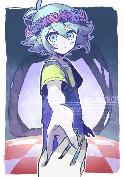 omori and basil (omori) drawn by 6f6d6f7269