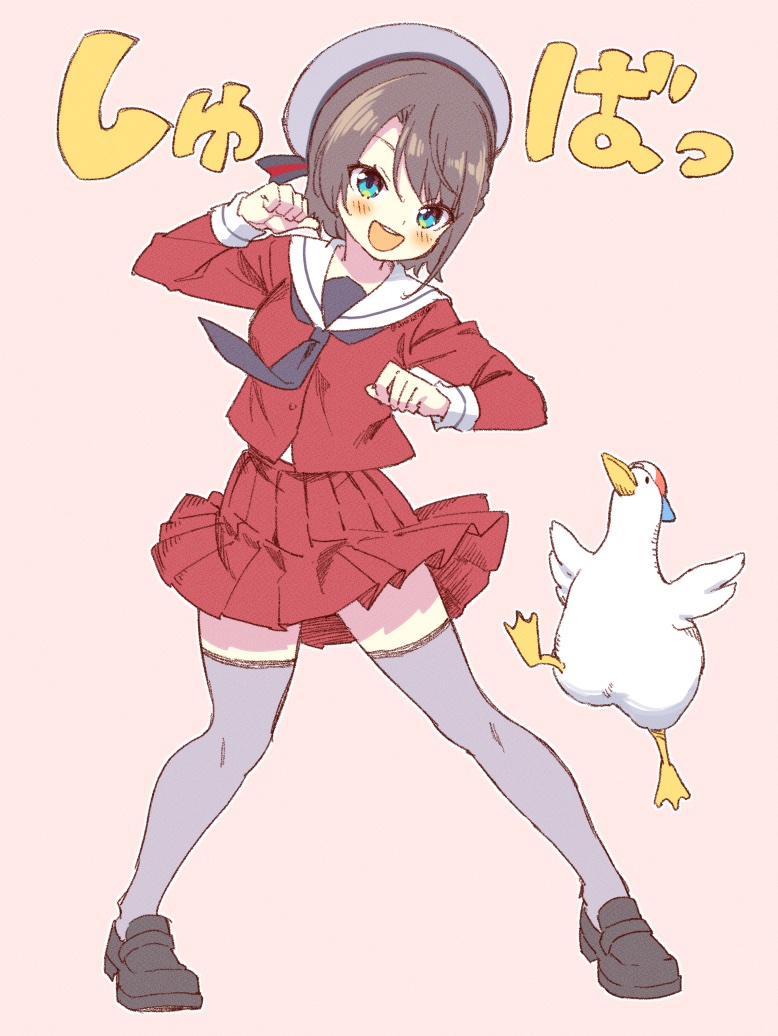oozora subaru and subaru duck (hololive) drawn by ishida_aya