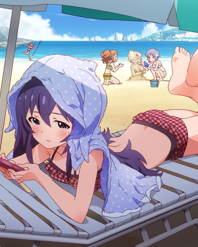 takatsuki yayoi, akizuki ritsuko, makabe mizuki, mochizuki anna, and nonohara akane (idolmaster and 1 more)