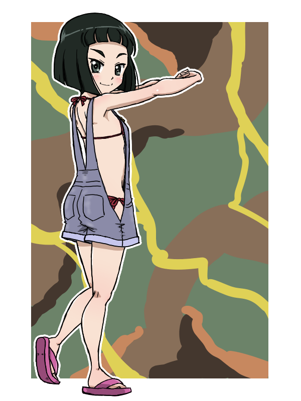nishihara yasoko (girls und panzer) drawn by takahashi_kurage
