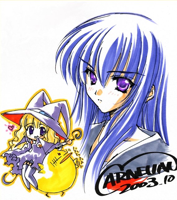 lilith, azuma hazuki, and ken-chan (yami to boushi to hon no tabibito) drawn by carnelian