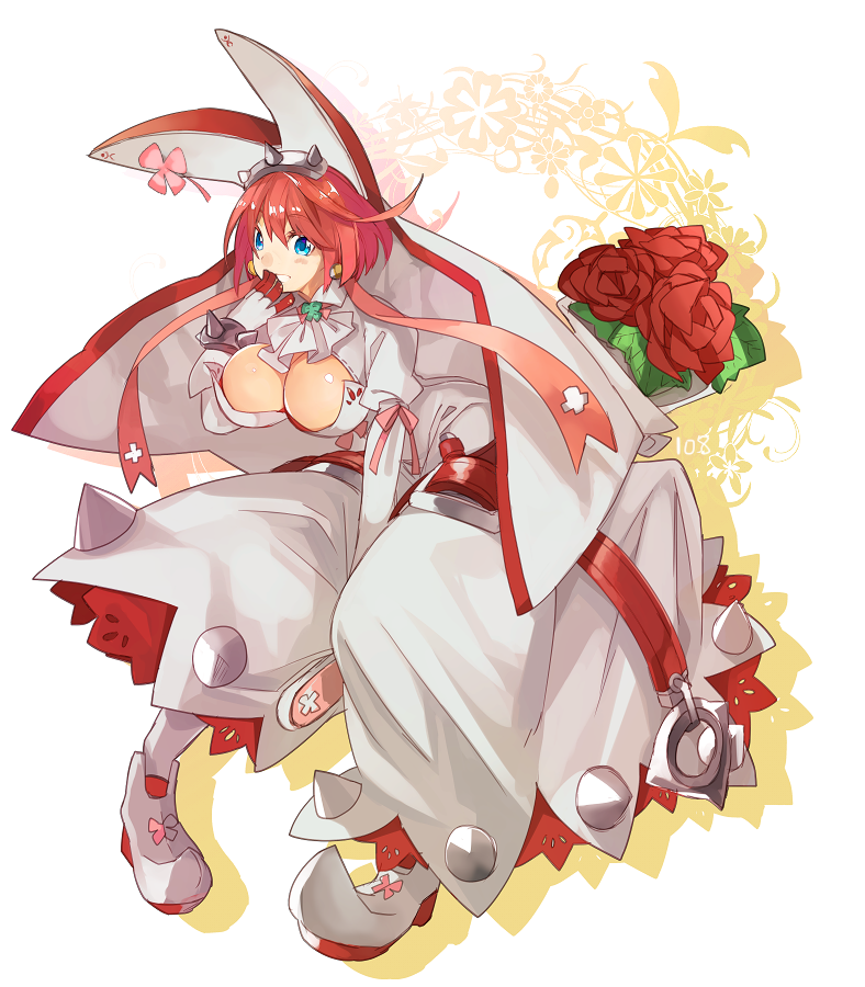 elphelt valentine (guilty gear and 1 more) drawn by hyakuhachi_(over3) and orippa