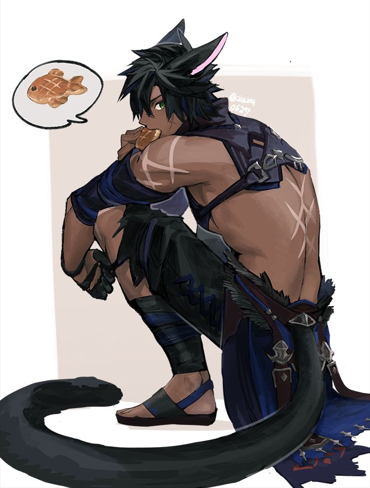 warrior of light (final fantasy and 1 more) drawn by mn_(zig_r14)