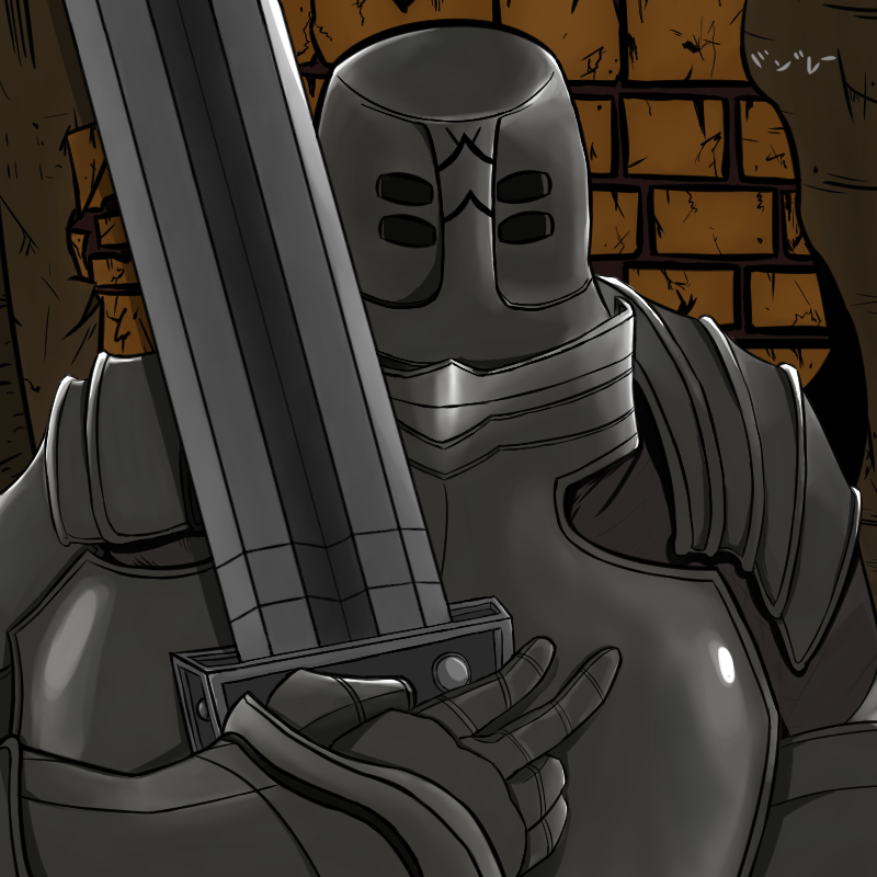 iron tarkus (dark souls and 1 more) drawn by mizoreeart