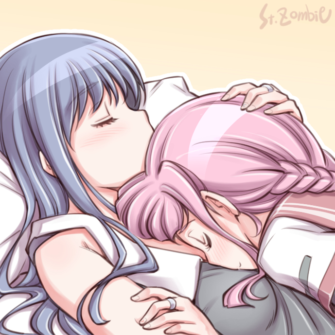 tamaki iroha and nanami yachiyo (mahou shoujo madoka magica and 1 more) drawn by studiozombie