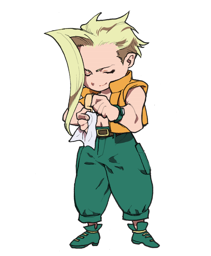 charlie nash (street fighter and 1 more) drawn by tanakalma