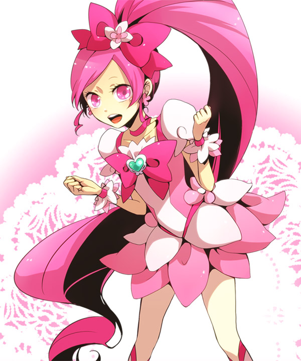 hanasaki tsubomi and cure blossom (precure and 1 more) drawn by mutsuki_ayumi