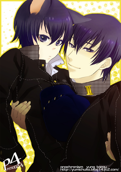 shirogane naoto and ichijou kou (persona and 1 more)