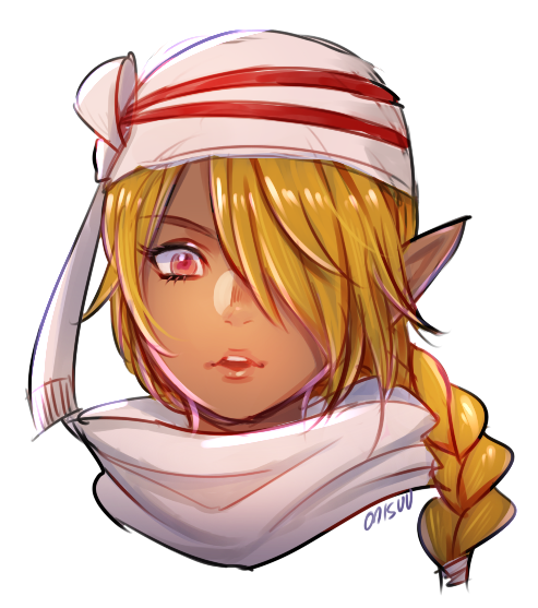 sheik (the legend of zelda and 2 more) drawn by onisuu