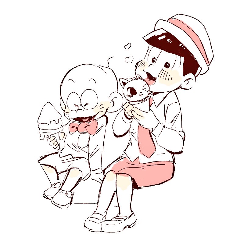 matsuno todomatsu and chibita (osomatsu and 1 more) drawn by natsuki_nori