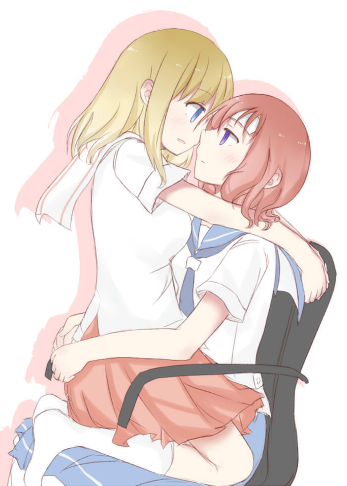 takei hisa and fukuji mihoko (saki) drawn by fud