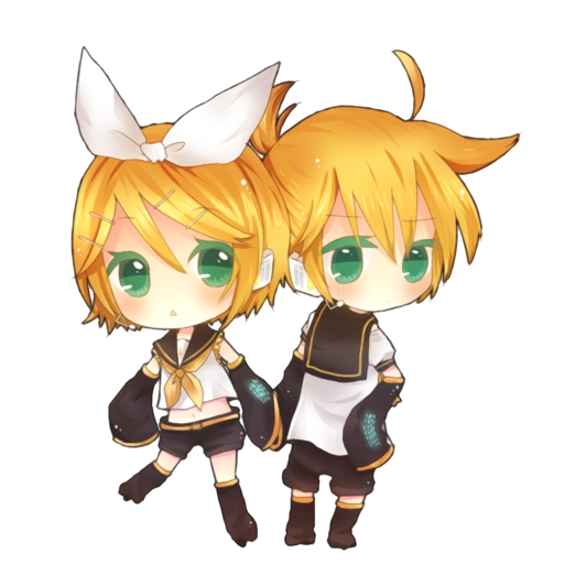 kagamine rin and kagamine len (vocaloid) drawn by ou_(swdp)