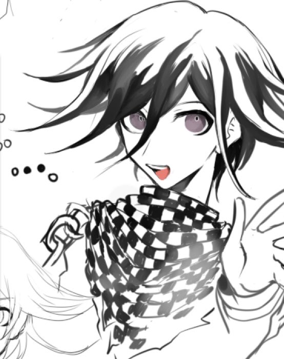 oma kokichi (danganronpa and 1 more) drawn by bowknot_huhu