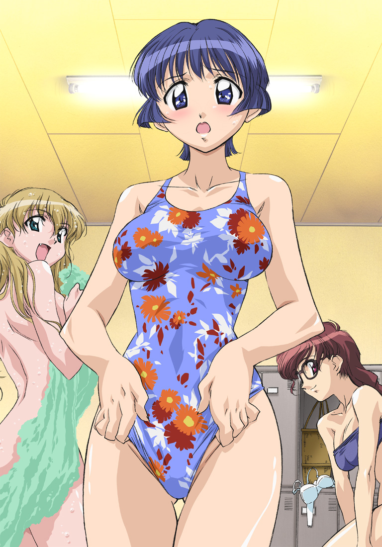 sakuraba aoi, tina foster, and minazuki taeko (ai yori aoshi) drawn by hasegawa_shin'ya