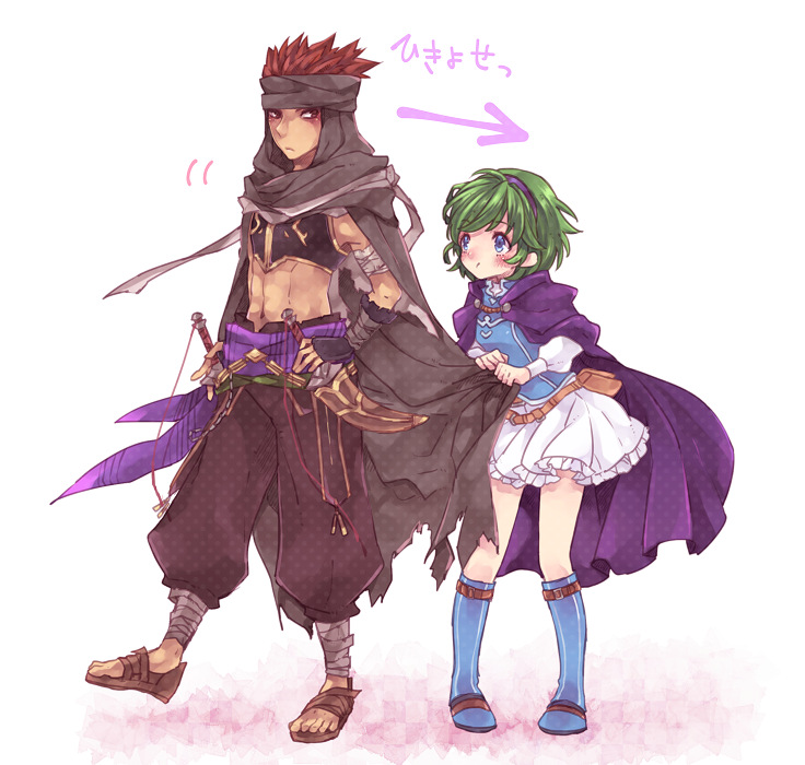nino and jaffar (fire emblem and 2 more) drawn by ponac