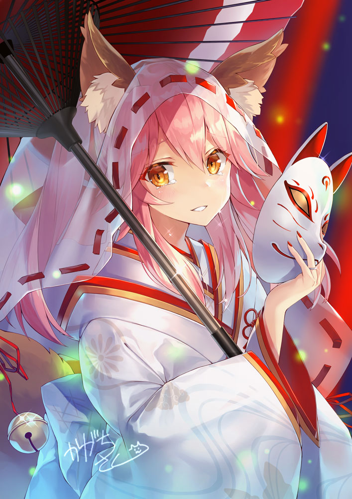 tamamo and tamamo no mae (fate and 1 more) drawn by kagachi_saku