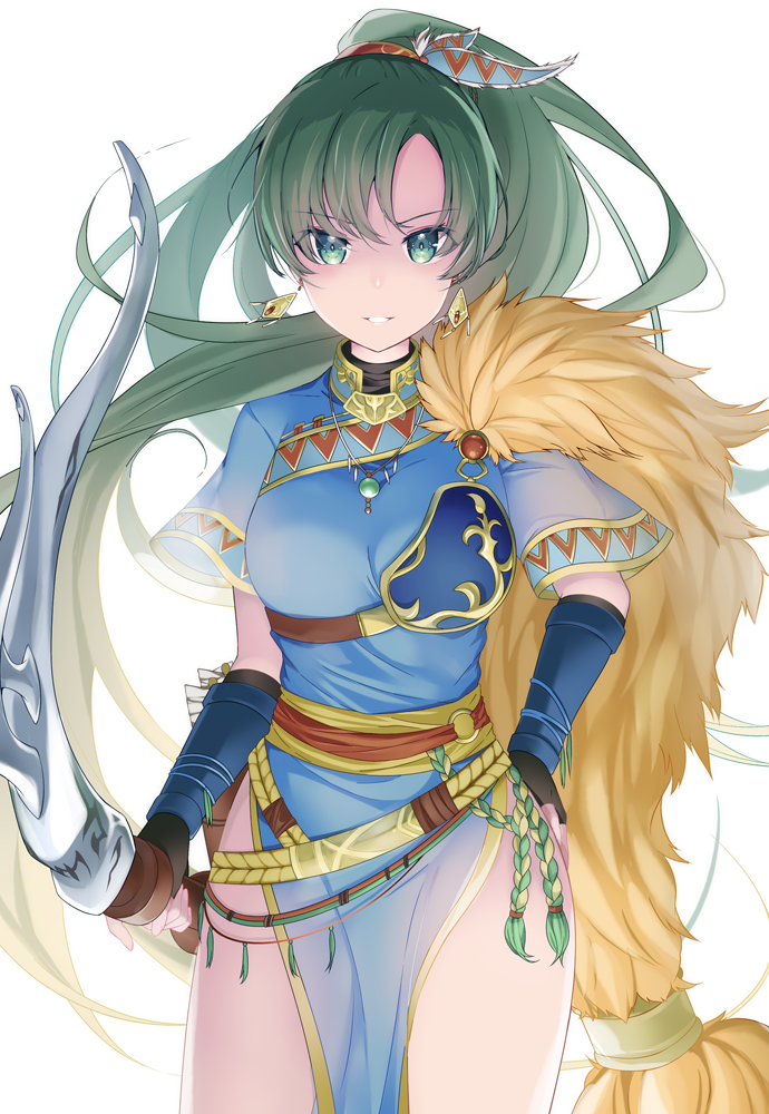 lyn (fire emblem and 2 more) drawn by ringozaka_mariko