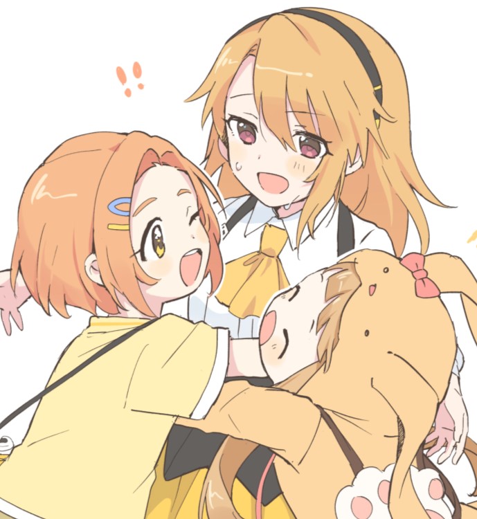 yuuki haru, ichihara nina, and ryuzaki kaoru (idolmaster and 2 more) drawn by chipochopo324