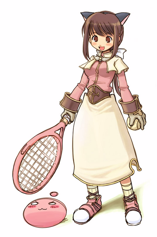 poring and acolyte (ragnarok online) drawn by nakopapa