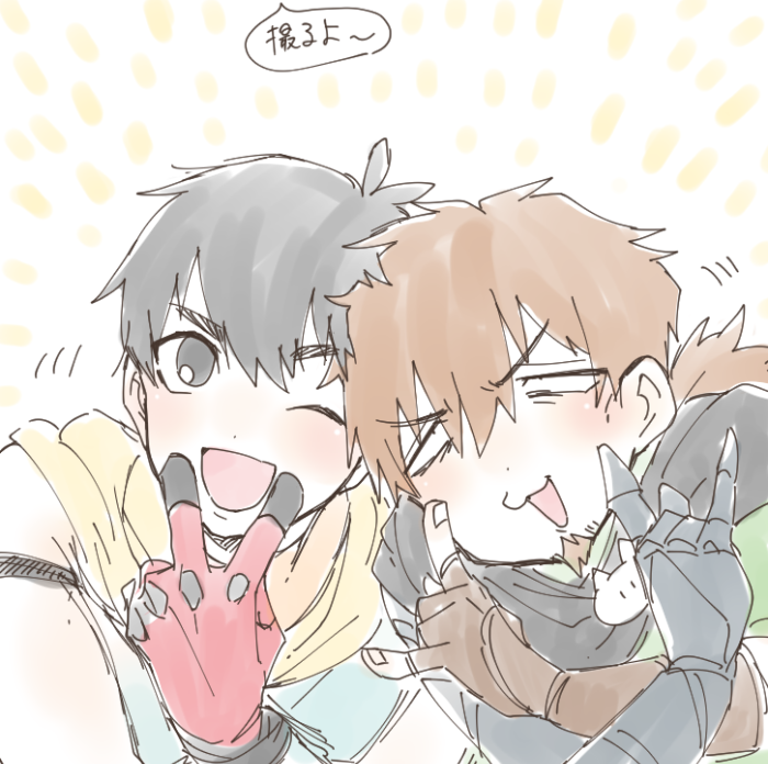 hector and arash (fate and 1 more) drawn by kibiko_(gkkbk)