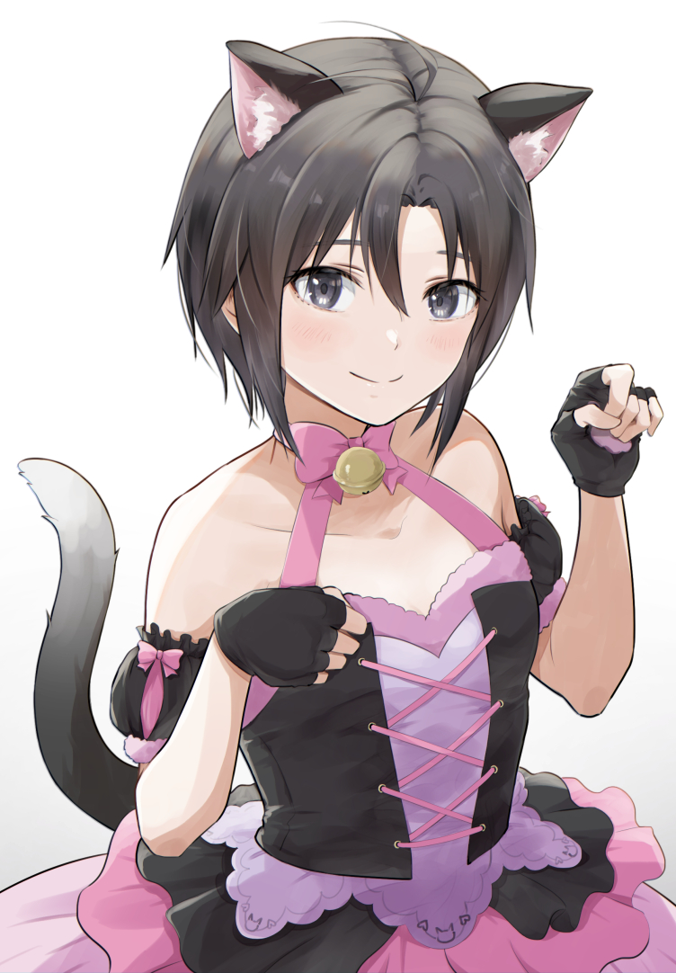 kikuchi makoto (idolmaster and 2 more) drawn by mogskg