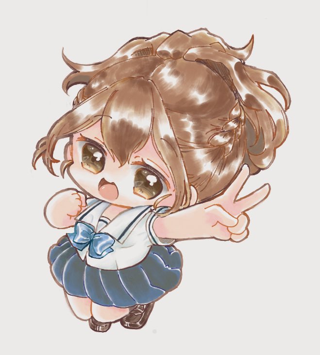 senomiya akiho (science adventure and 1 more) drawn by 70lio
