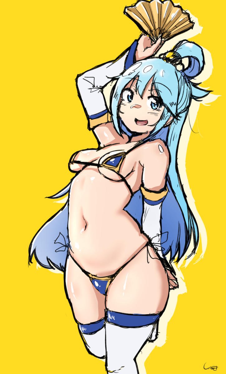 aqua (kono subarashii sekai ni shukufuku wo!) drawn by shigekikkusu