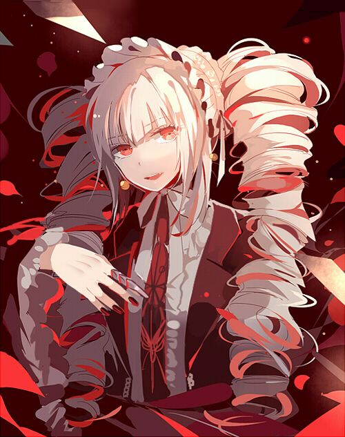 celestia ludenberg (danganronpa and 1 more) drawn by dhiea