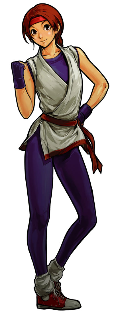 yuri sakazaki (the king of fighters and 2 more) drawn by hiroaki_(kof)