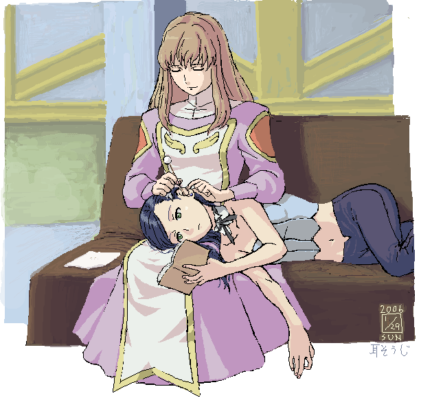 shizuru viola and natsuki kruger (my-otome) drawn by ikeda_(cpt)