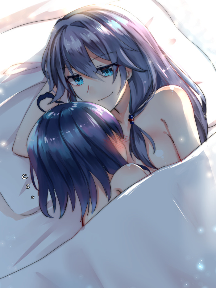 fu hua and captain (honkai and 1 more) drawn by nekoha_gc