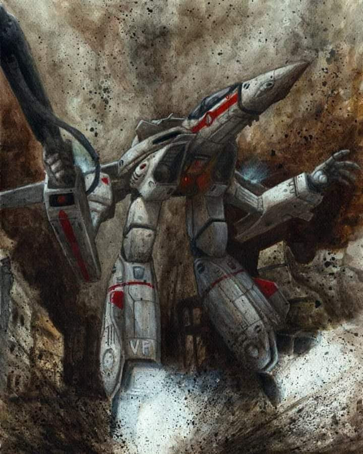 vf-1 and vf-1j (macross and 2 more) drawn by switch_industrial