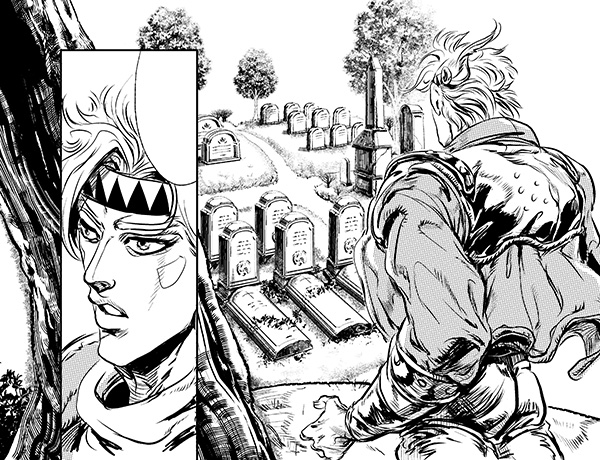 caesar anthonio zeppeli (jojo no kimyou na bouken and 1 more) drawn by gabriel_(dadaist)
