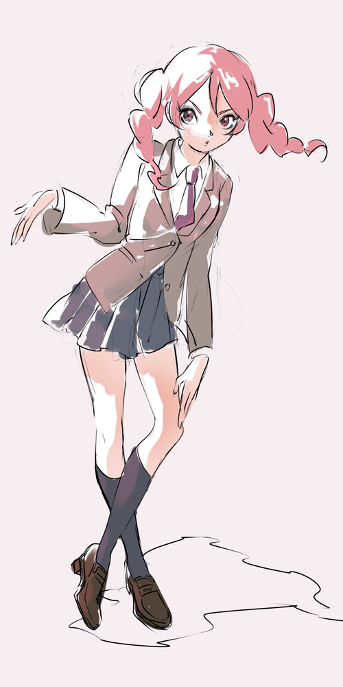 gouenji yuuka (inazuma eleven and 1 more) drawn by okomeuma
