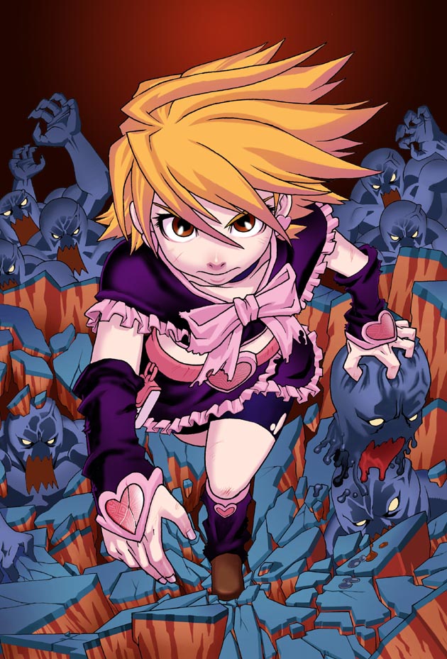 misumi nagisa and cure black (precure and 1 more) drawn by aso_(ele011101)