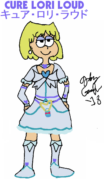 cure white and lori loud (precure and 2 more)