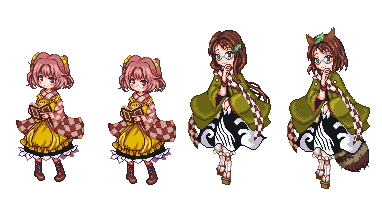 futatsuiwa mamizou and motoori kosuzu (touhou) drawn by unk_kyouso