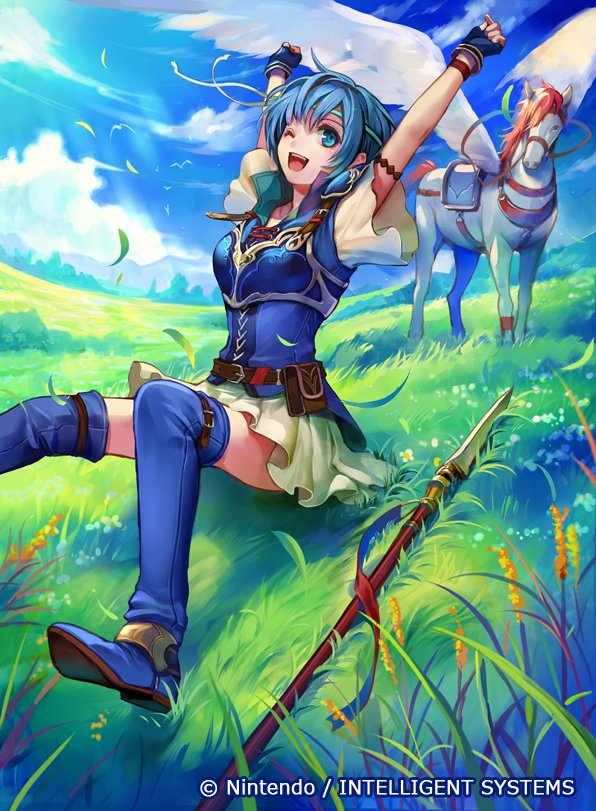 shanna (fire emblem and 2 more) drawn by konfuzikokon