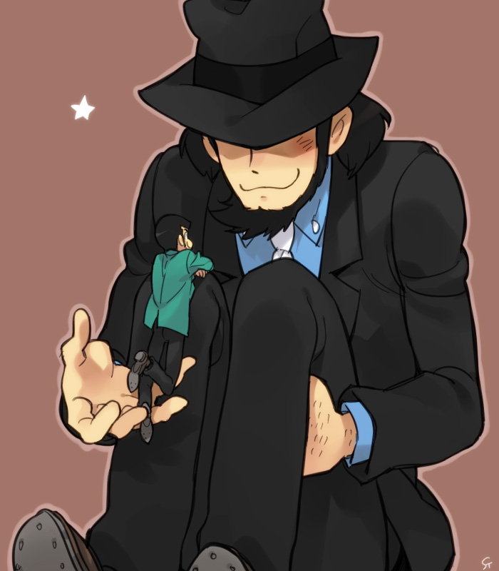 arsene lupin iii and jigen daisuke (lupin iii) drawn by toujou_sakana