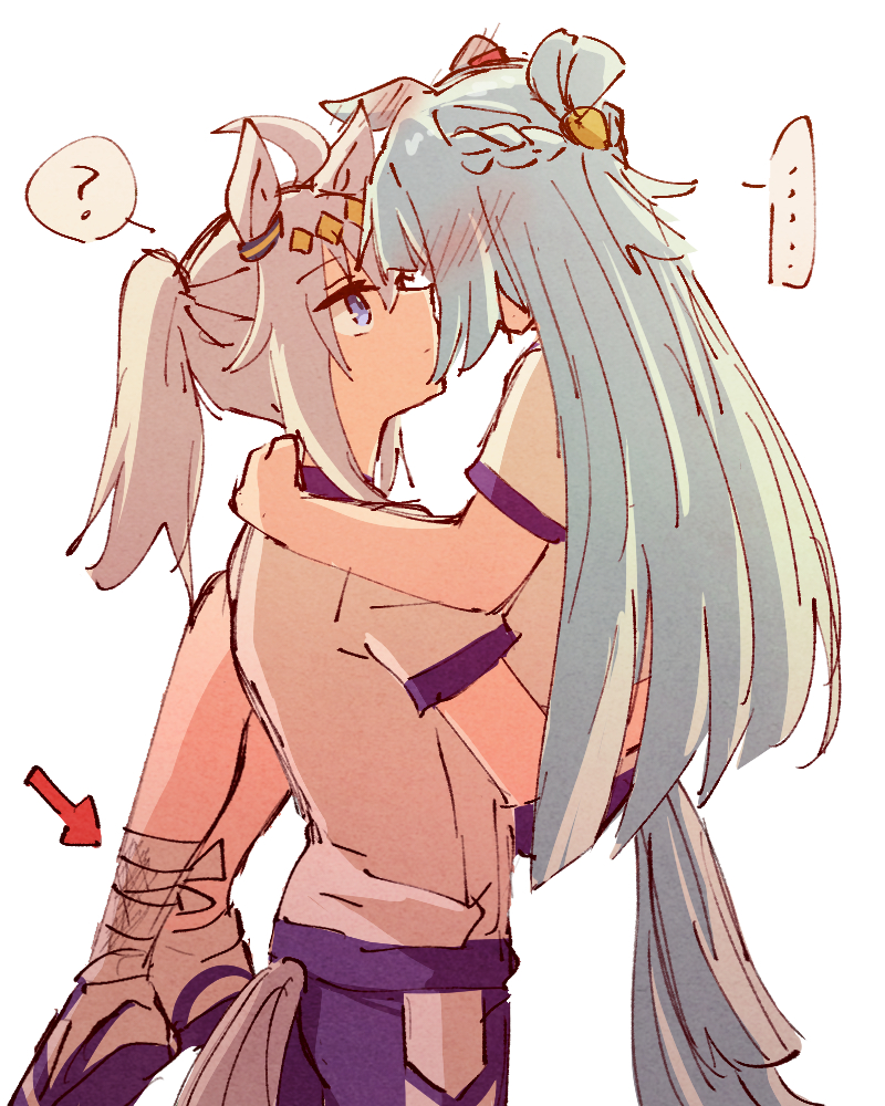 oguri cap and fujimasa march (umamusume and 1 more) drawn by alonemistrist