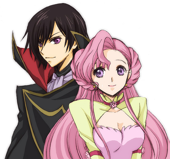 lelouch vi britannia and euphemia li britannia (code geass) drawn by akina_tsukako