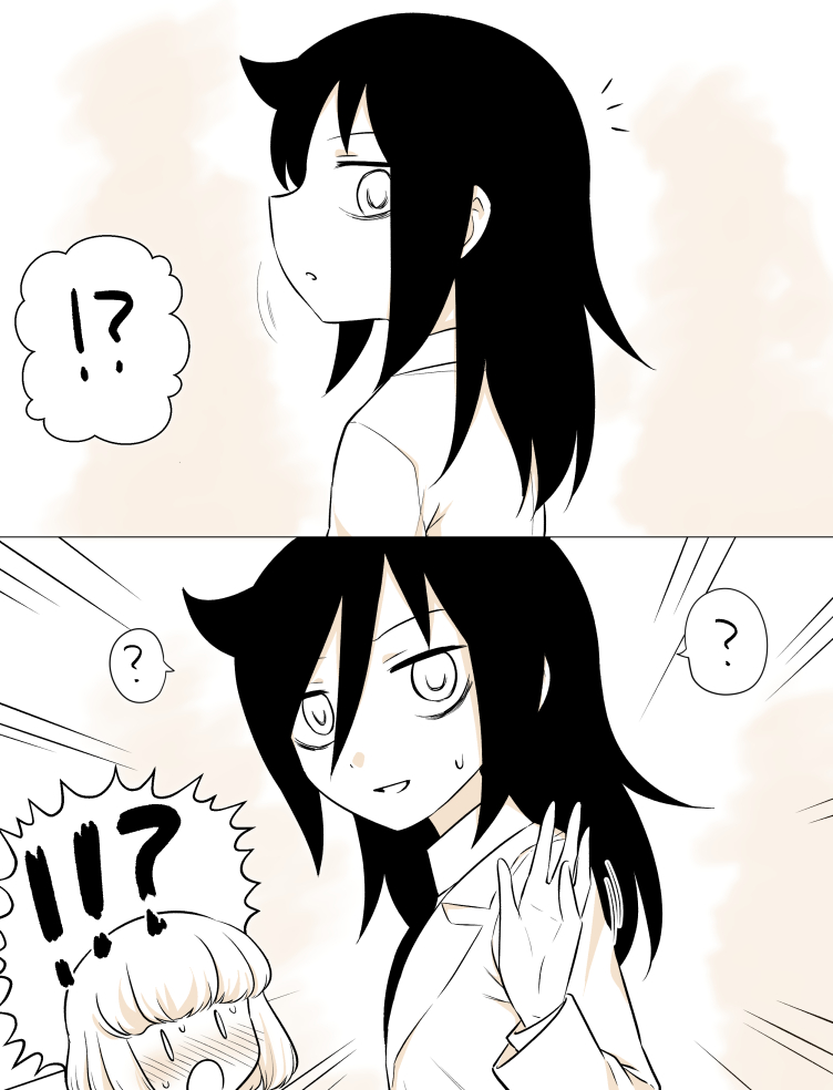 kuroki tomoko and uchi emiri (watashi ga motenai no wa dou kangaetemo omaera ga warui!) drawn by meis_(terameisu)